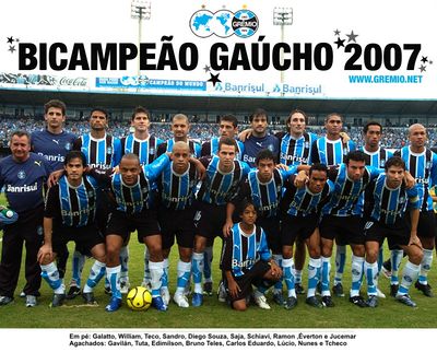 Grêmio Campeão do Campeonato Gaúcho de 2007