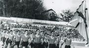 Reabertura do Estádio da Baixada em 1944, inauguração do novo pavilhão