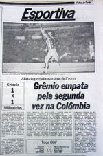 1984.02.19 - Millonarios 1 x 1 Grêmio - Folha da Tarde.JPG