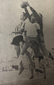 1958.05.15 - Amistoso - São José 2 x 2 Grêmio - Lance da partida.PNG