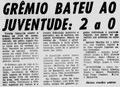1966.05.11 - Amistoso - Grêmio 2 x 0 Juventude - Diário de Notícias.JPG