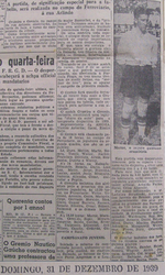 1939.12.31 - Cruzeiro-RS 2 x 2 Grêmio - Correio do povo 1939.12.31.png