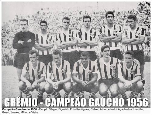 Grêmio Campeão Gaúcho de 1956.