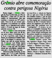 1994.04.21 - Torneio 25 Anos do Beira-Rio - Grêmio 0 x 0 Seleção Nigeriana - Jornal dos Sports.png