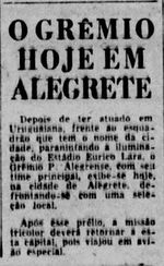 1955.12.04 - Amistoso - Seleção de Alegrete 1 x 4 Grêmio - Diário de Notícias.JPG