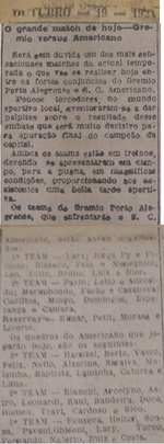 1924.10.19 - Citadino - Grêmio 1 x 1 Americano - Correio do Povo 1.png