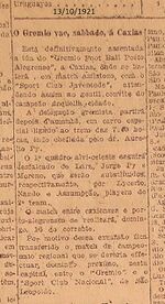 1921.10.13 - Amistoso - Juventude 3 x 3 Grêmio - Correio do Povo.JPG