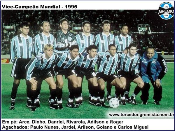 Grêmio Vice Campeão do Mundial de Clubes de 1995
