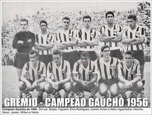 Elenco do Grêmio em 1956 - Grêmiopédia, a enciclopédia do Grêmio