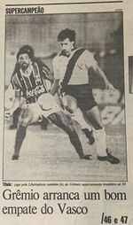 1990.04.18 - Copa Libertadores e Supercopa do Brasil - Vasco 0 x 0 Grêmio - Zero Hora.jpeg