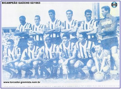 Grêmio Campeão do Campeonato Gaúcho de Futebol de 1963