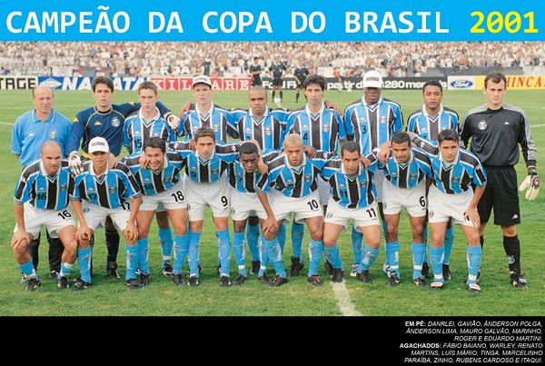 Grêmio Campeão da Copa do Brasil de 2001