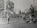 1957.07.14 - Amistoso - Seleção de Santana do Livramento 1 x 1 Grêmio - O goleiro Osmar teve boa atuação.PNG